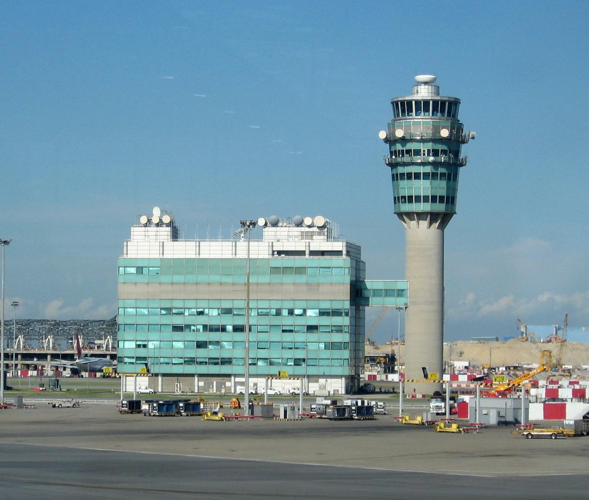 Control tower at Hong Kong International Airport, Terminal 1 