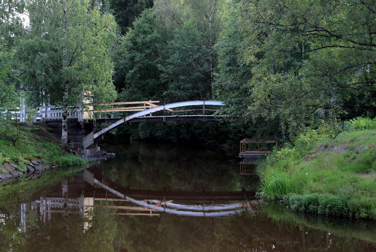 Ainolanpolku Bridge in Oulu is being renovated 