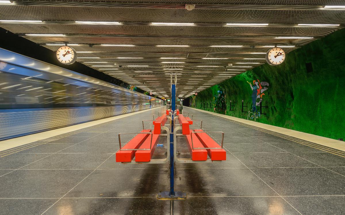 Alby metro station, Stockholm Metro 