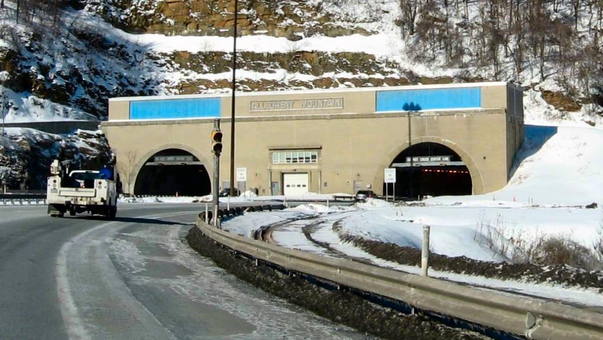 East entrance to the Allegheny Mountain Tunnel. 