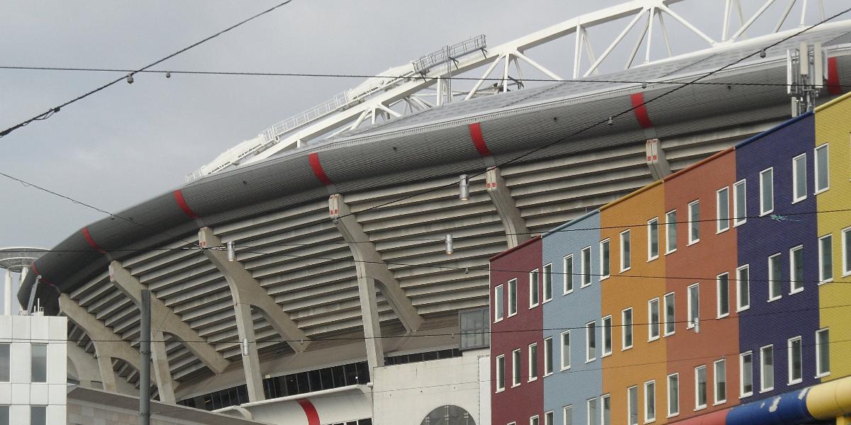 Johan Cruijff ArenA, outside view, south stand, detail 