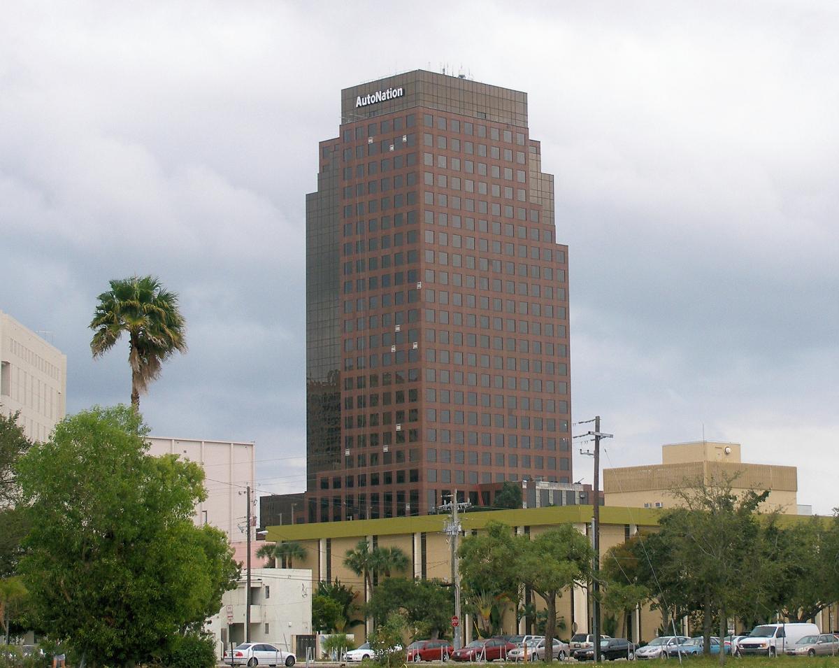AutoNation headquarters in downtown Fort Lauderdale 