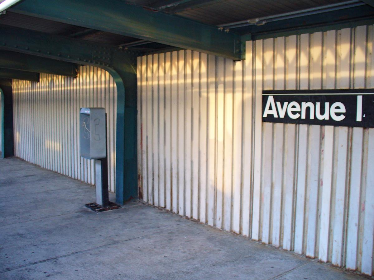 Avenue I NYC Subway Station on the D Line 