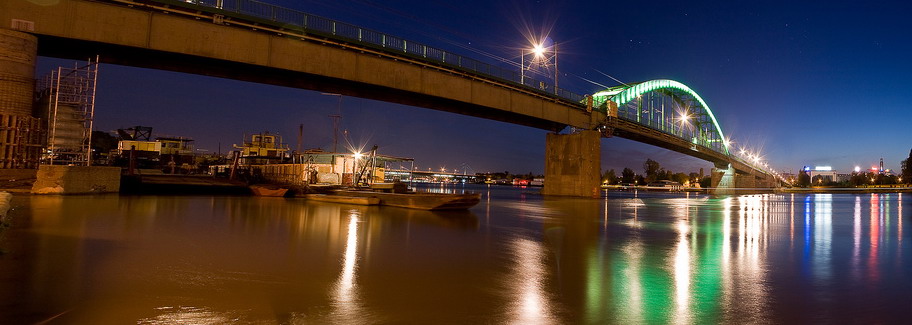 Pont-route sur la Sava - Belgrade 