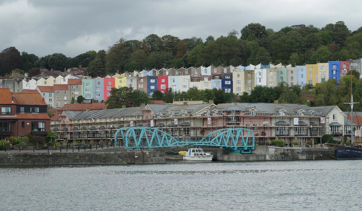 Looking across Bristol Docks from Baltic Wharf. 