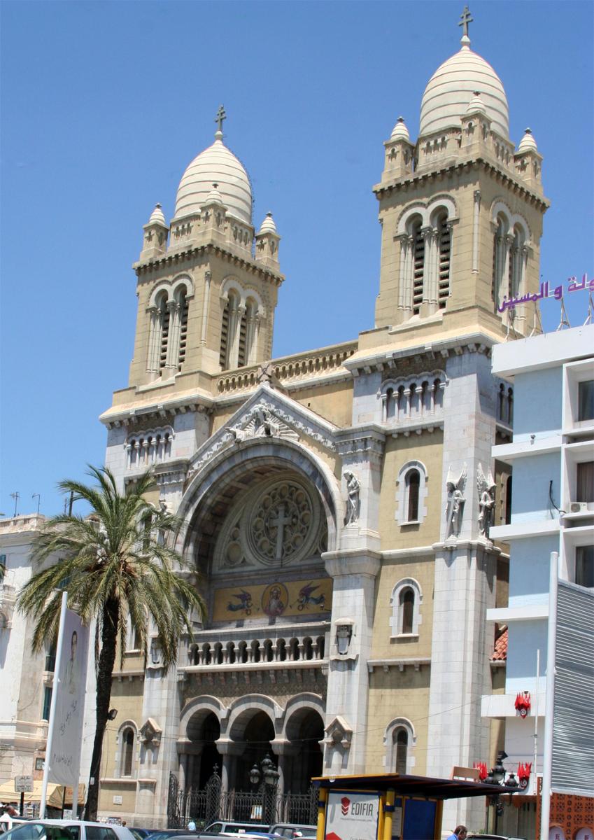 Cathédrale Saint-Vincent de Paul (Tunis, Tunisie)(photographe: Kassus) 