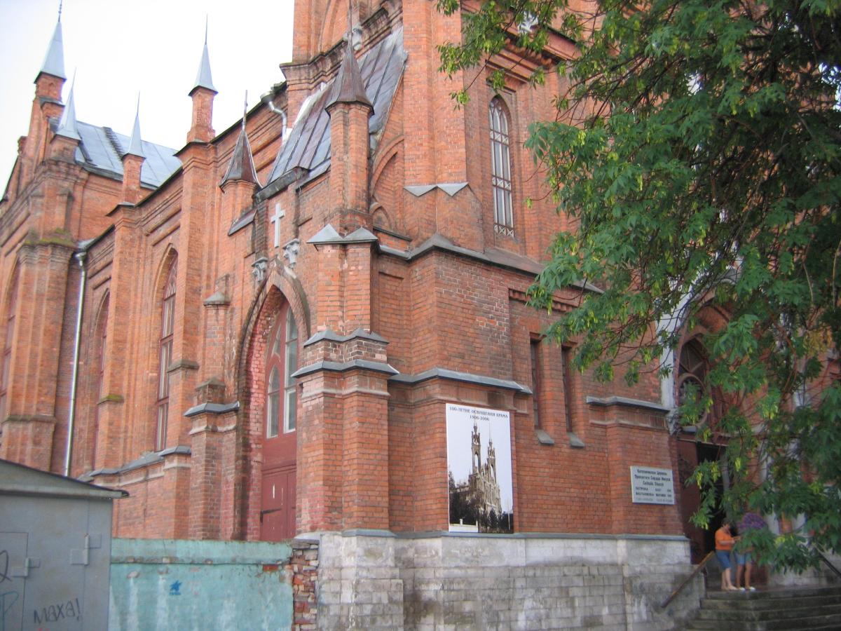Catholic church of Sacred Heart in Samara, Russia 