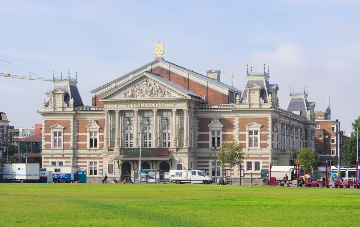 Concertgebouw from Museumplein, Amsterdam 