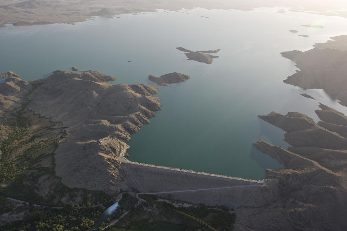 The Dahla Dam in Kandahar Province, southern Afghanistan 
