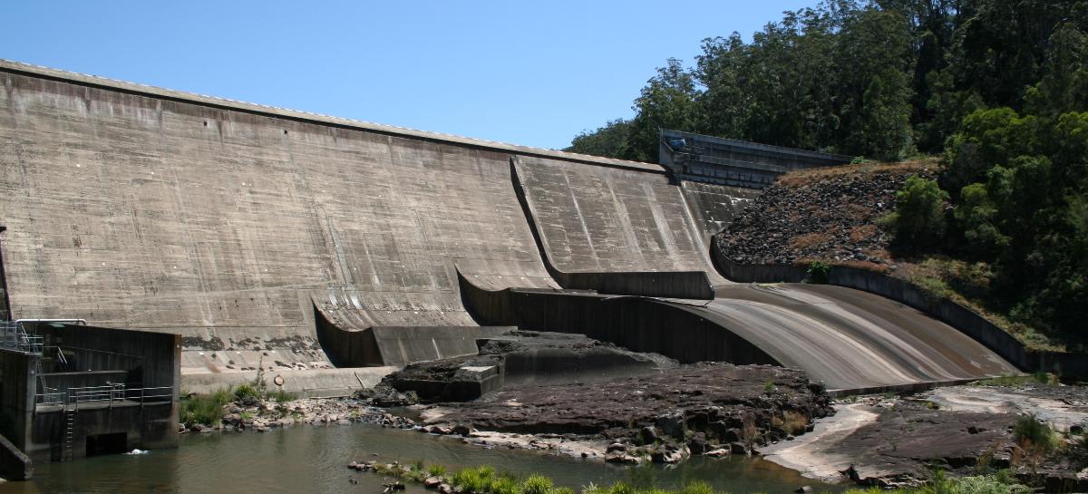Dam Wall, Chichester Dam 