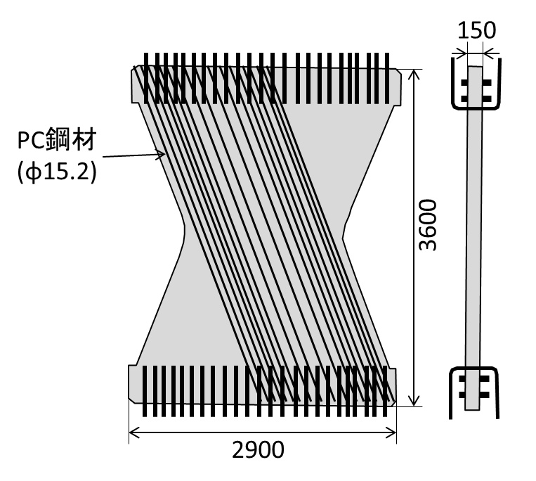Dimension and Structure of Butterfly Web for Shin-Meishin Mukogawa Bridge 