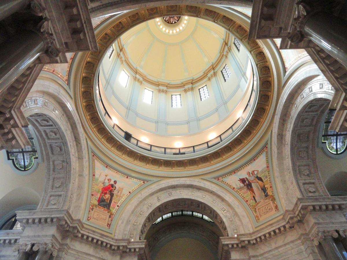 Interior view of the Kentucky State Capitol, Frankfort, Kentucky, USA 