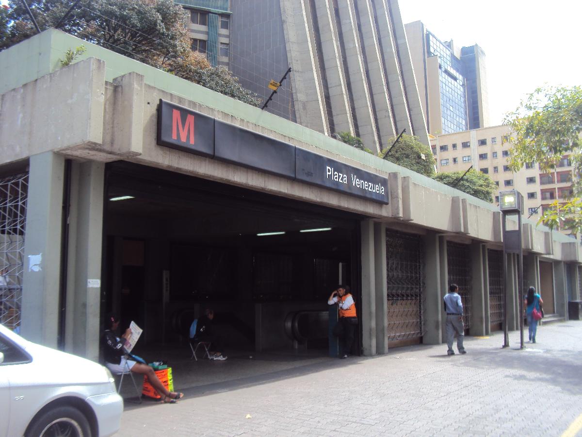 Metrobahnhof Plaza Venezuela 