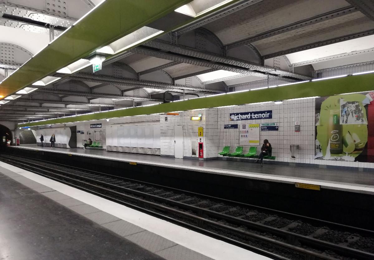 Metrobahnhof Richard-Lenoir 
