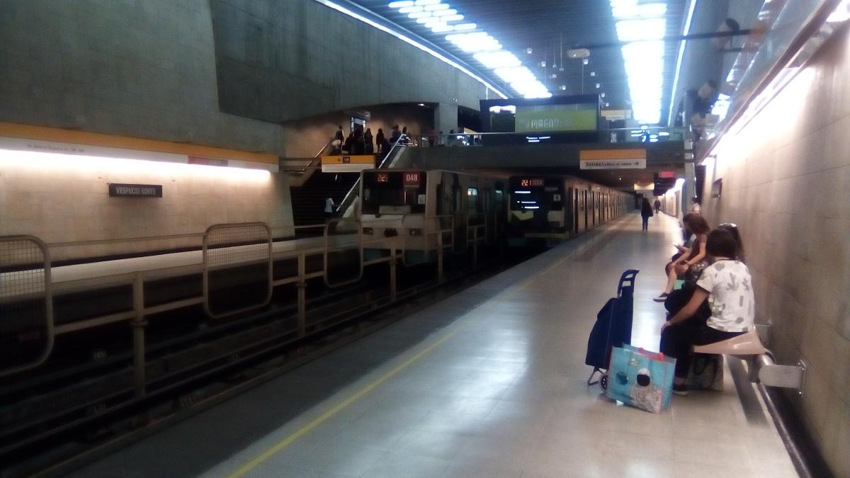 Metrobahnhof Vespucio Norte 