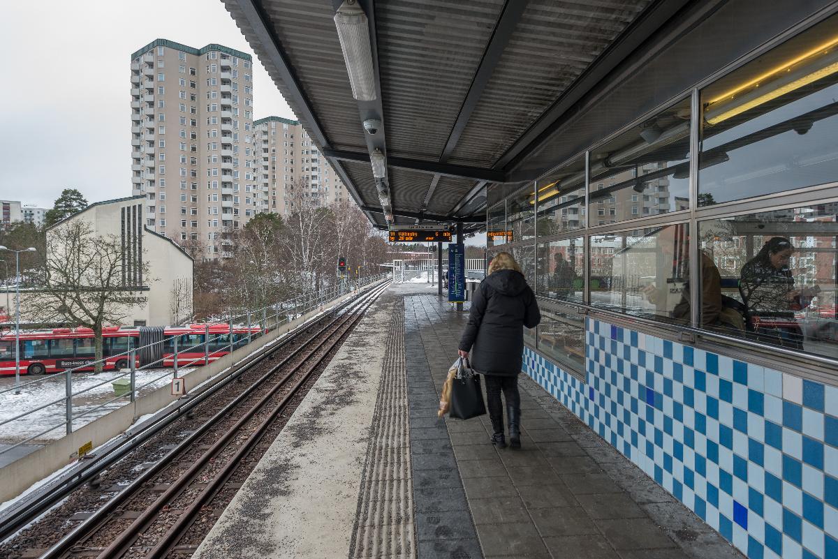 Farsta metro station, Stockholm 