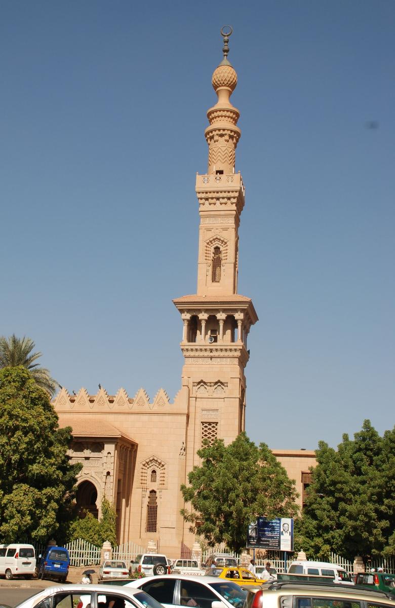 Faruq Mosque minaret, Khartoum, Sudan 