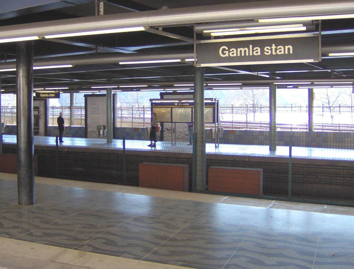 Station de métro Gamla stan 