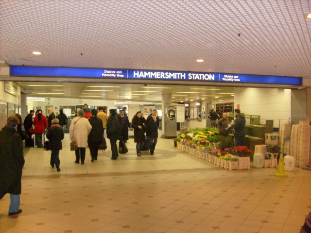 Hammersmith Tube Station 