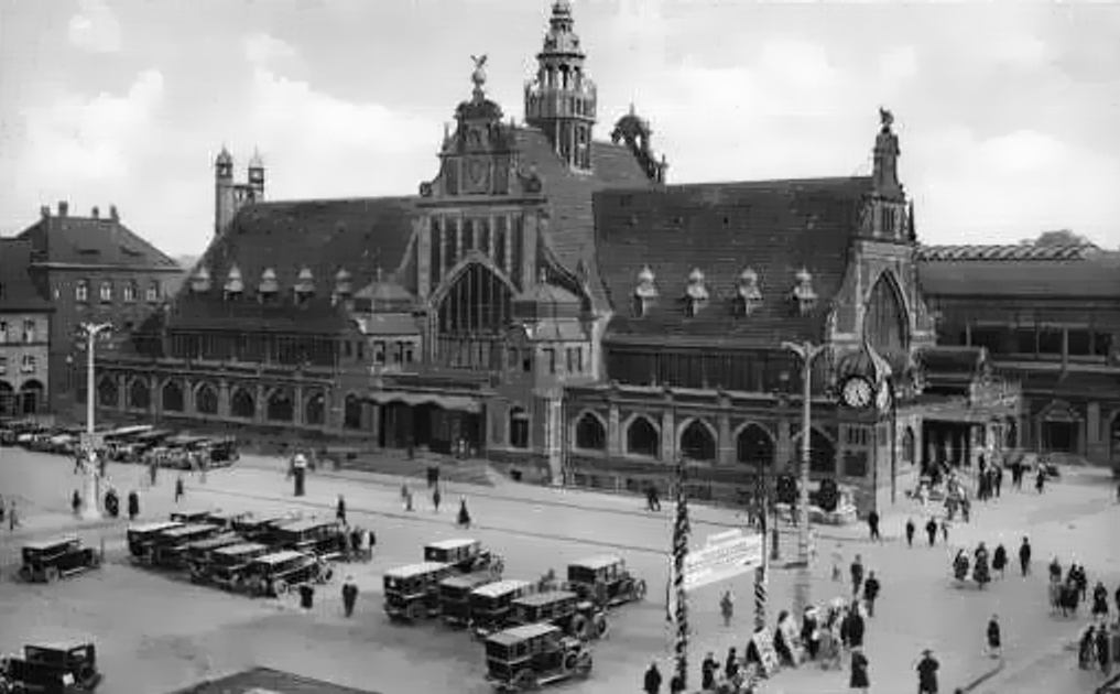 Ancienne gare centrale d'Essen (carte postale) 