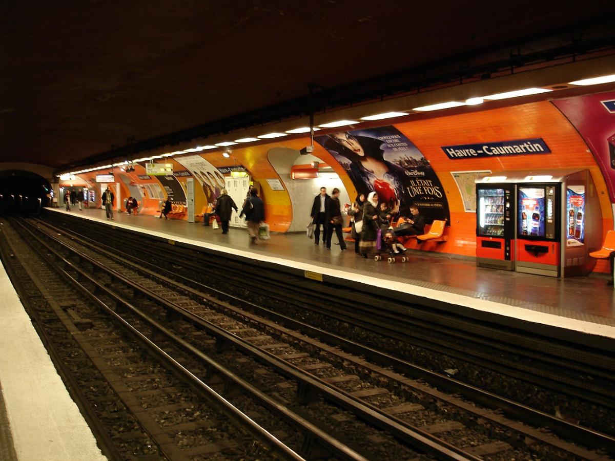 Metrobahnhof Havre - Caumartin 