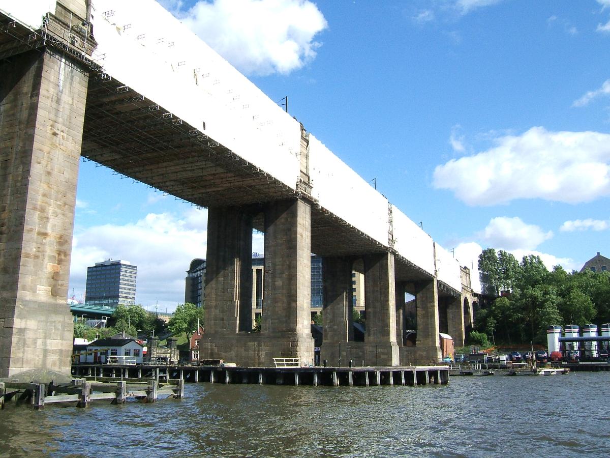High Level bridge under restoration 