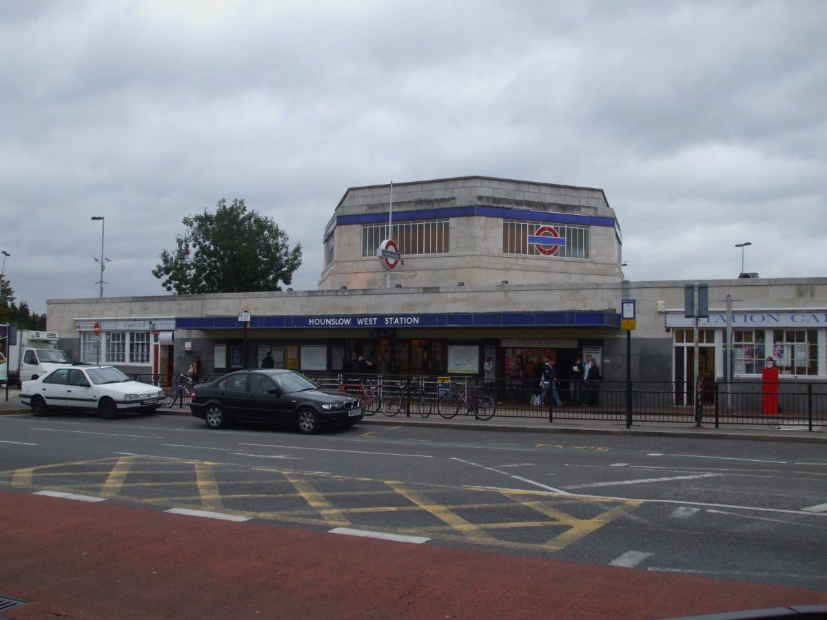 Hounslow West tube station building 