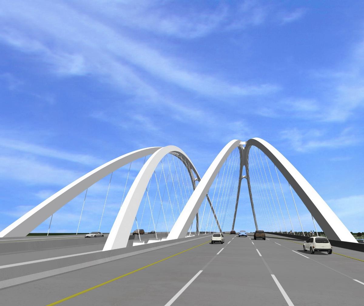 I-74 bridge replacement - Architect Rendering 
