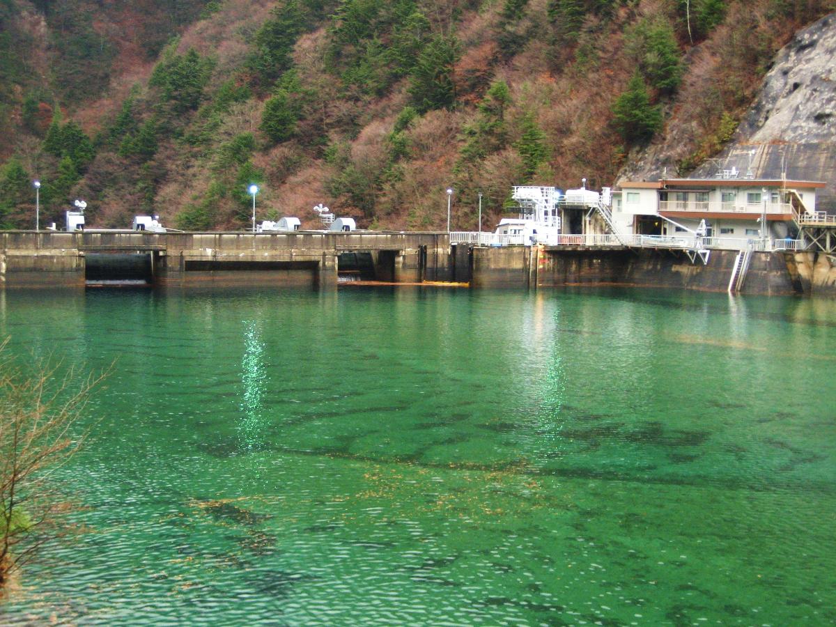 Inagawa Dam in Ōkuwa village, Nagano 