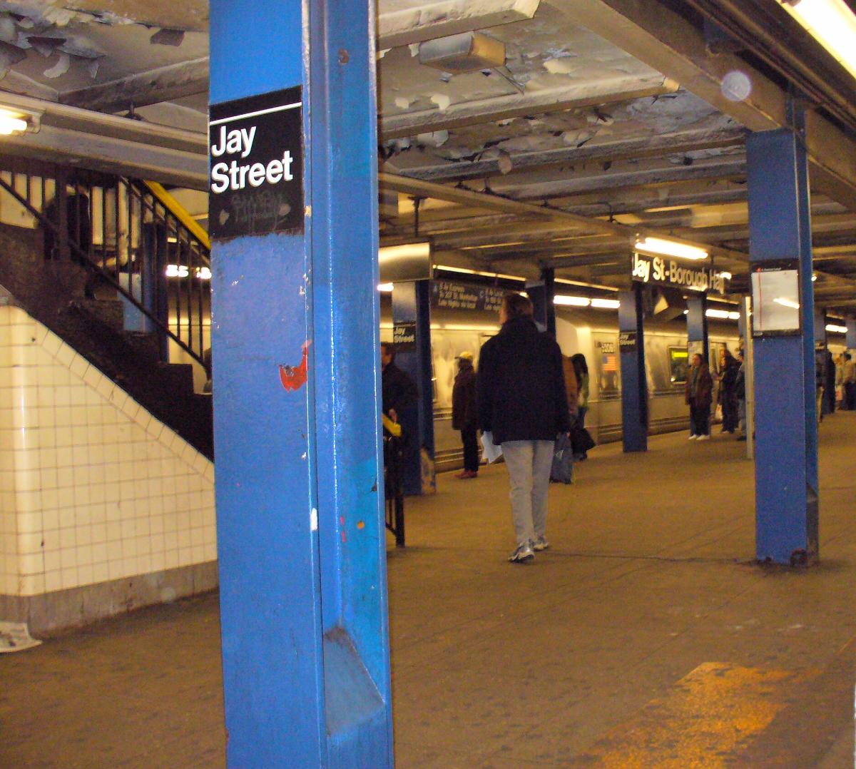 Jay Street Borough Hall F Line NYC Subway Station 