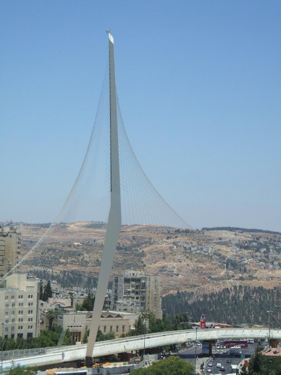 Jerusalem Light Rail Bridge 