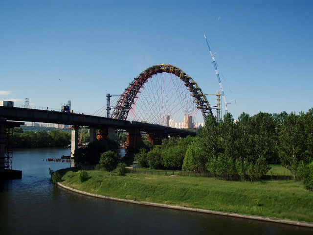 Zhivopisny-Brücke, Moskau(Fotograf: Simm) 