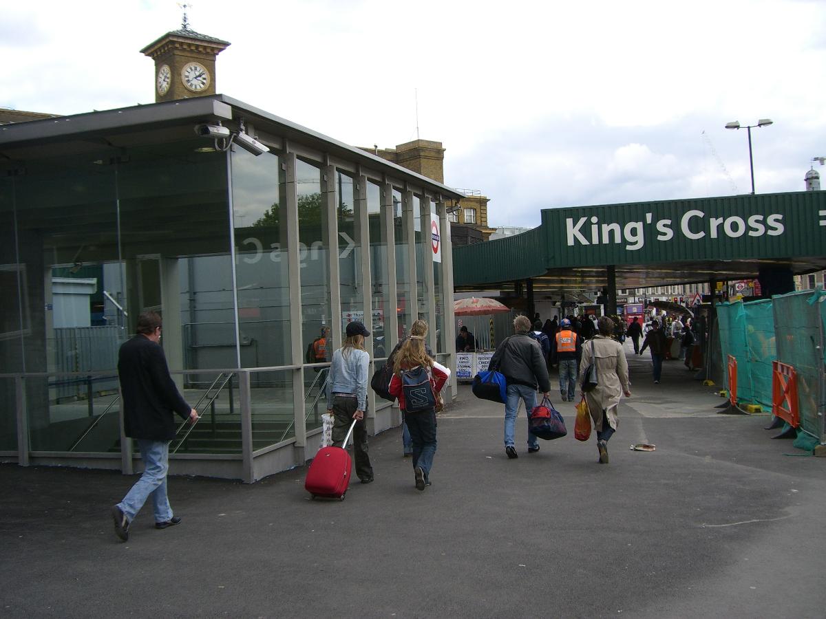 King's Cross St. Pancras tube station 