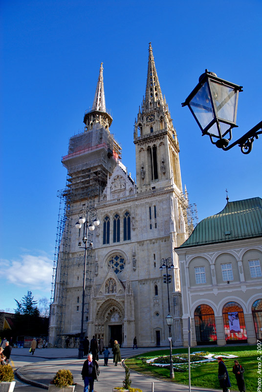 Cathédrale de Zagreb(photographe: Jajaniseva) 