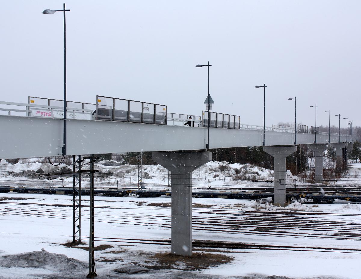 Kiskopolku Bridge in Oulu 