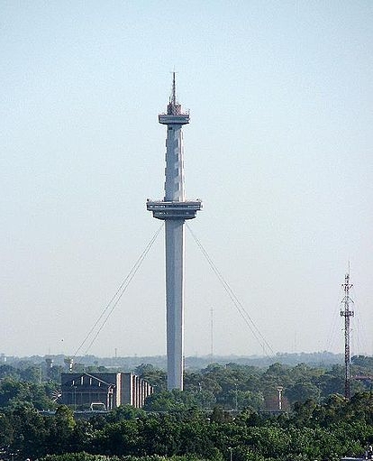 The "Space Needle," City Amusement Park, Villa Soldati Manufactured in Austria in 1980, it was inaugurated in 1982.