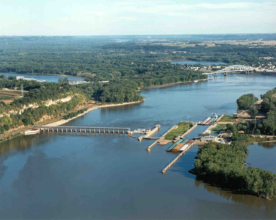 Mississippi River Lock and Dam number 2 