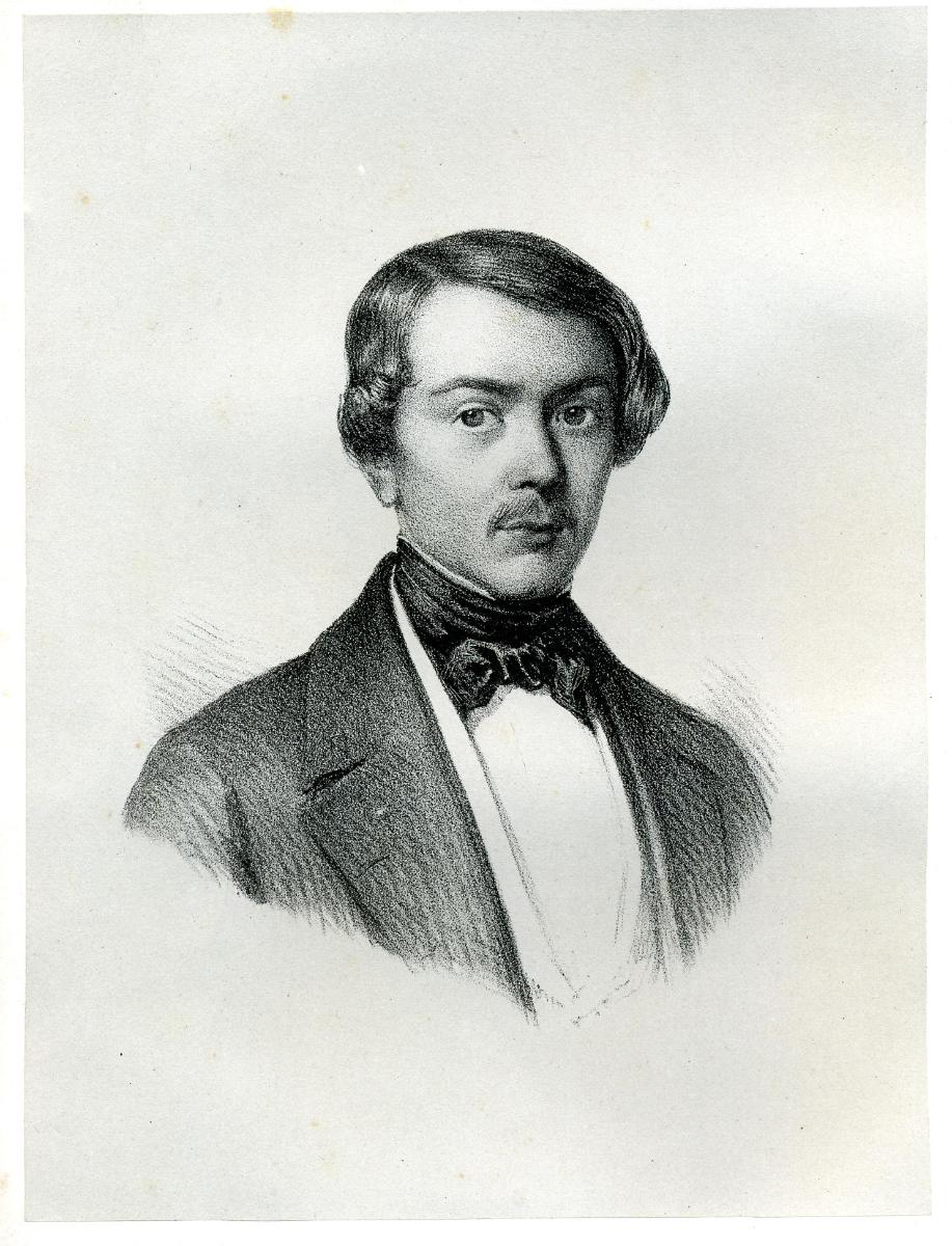 Louis van Overstraeten (Quelle: Architectonique des Temples Chrétiens, 1850) 