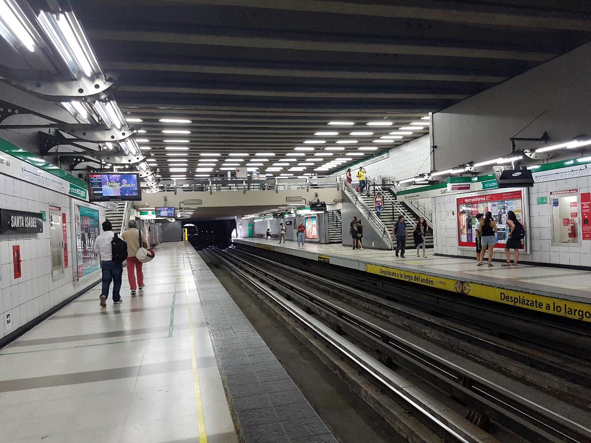 Metrobahnhof Santa Isabel 
