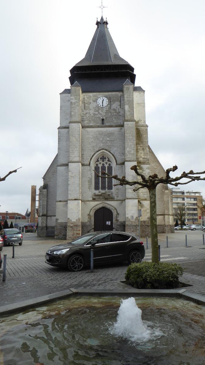 Tour et clocher de l'Église Saint-Vincent de Marcq-en-Barœul 