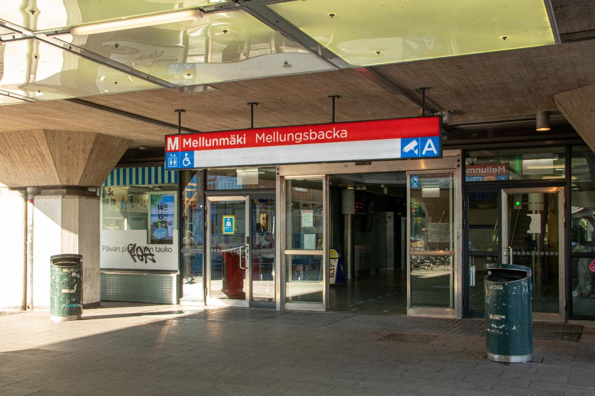 Metrobahnhof Mellunmäki 