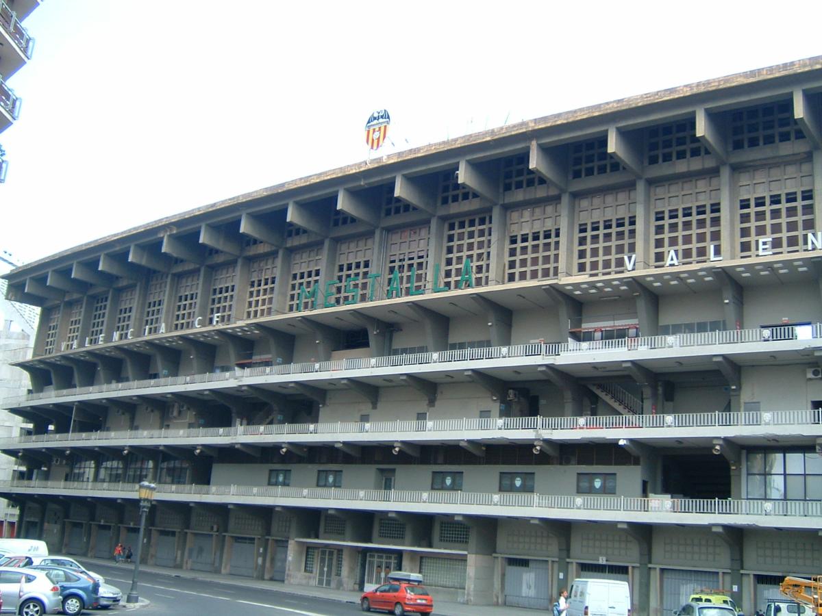 Stade de Mestalla (façade)(photographe: Pepito) 