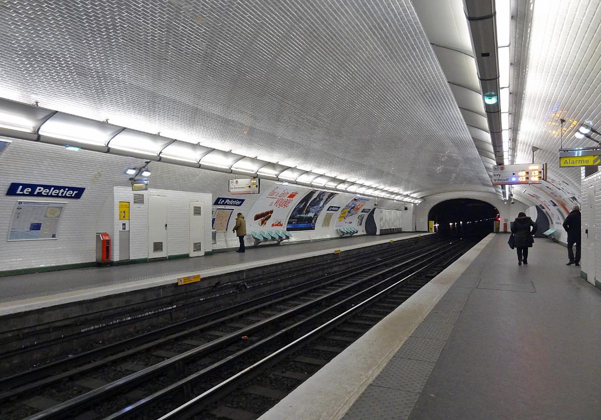 Metrobahnhof Le Peletier 