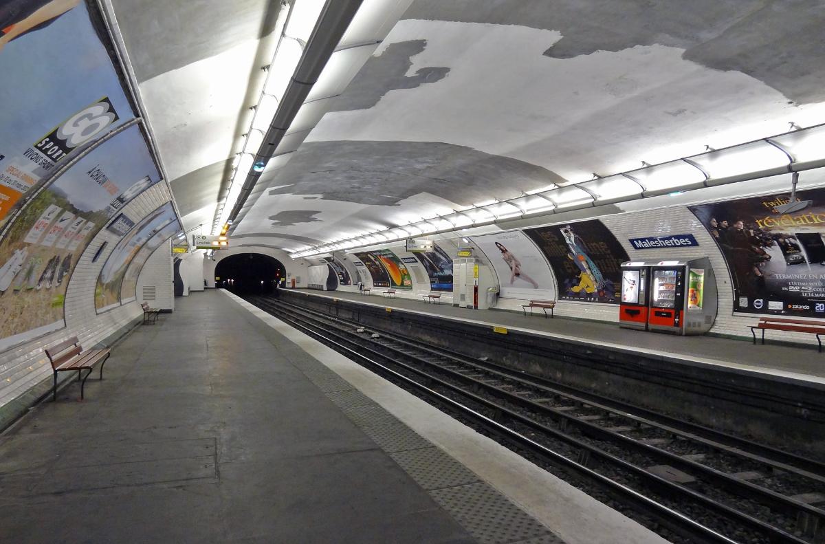 Malesherbes Metro Station 
