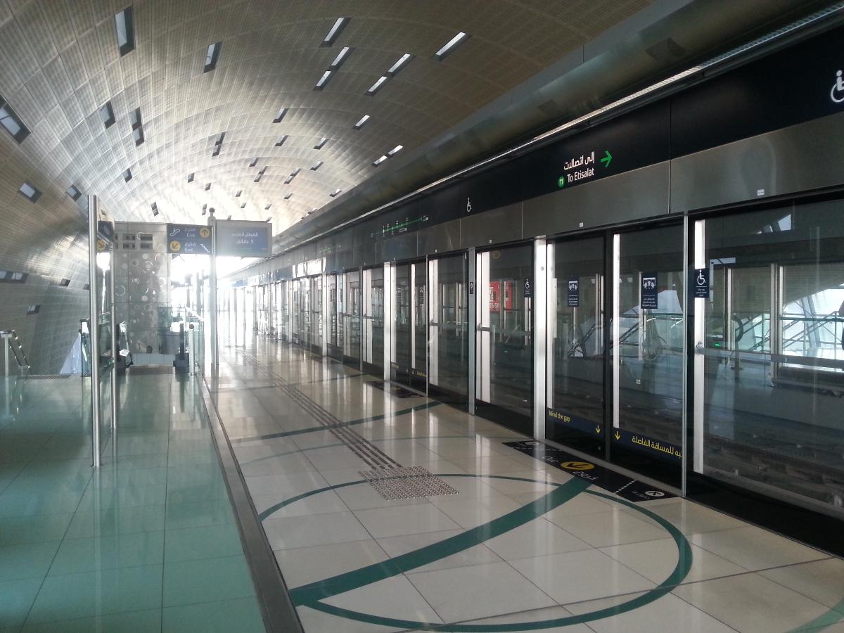 Metrobahnhof Abu Hail 