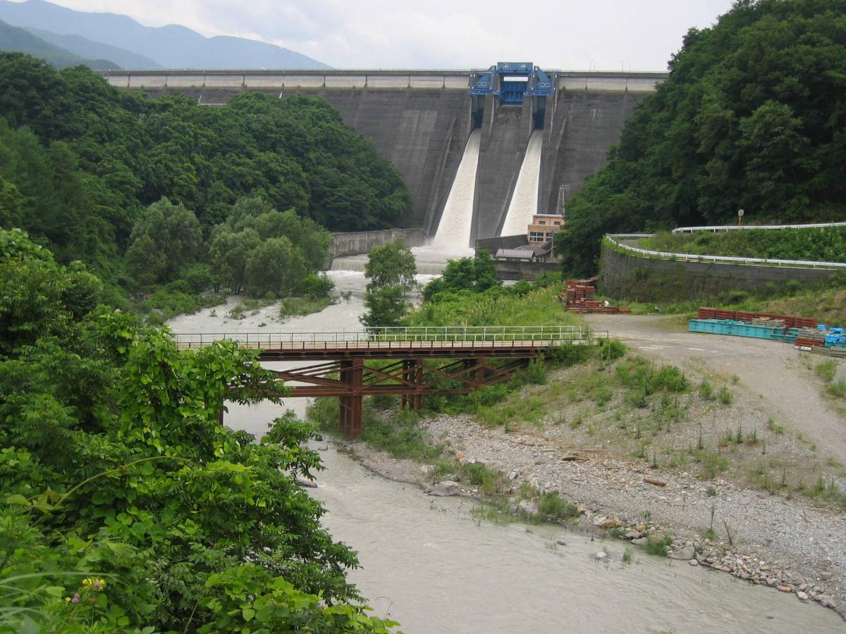 Miwa dam in Nagano 