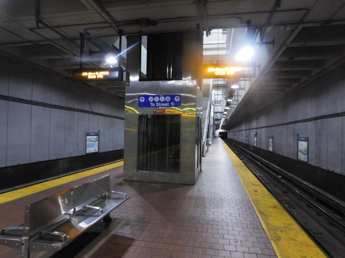 Mondawmin station of the Baltimore Metro 