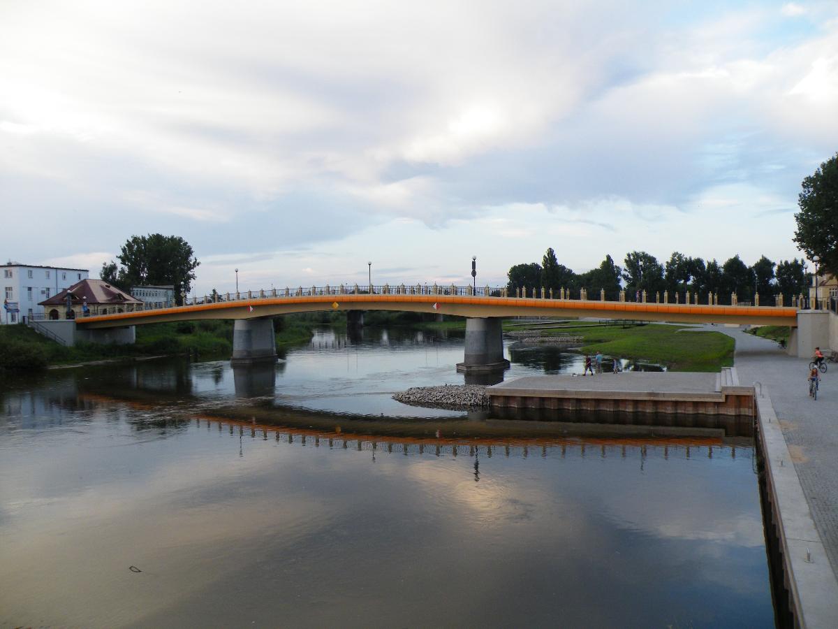 Toruński Bridge over Warta river in Konin 