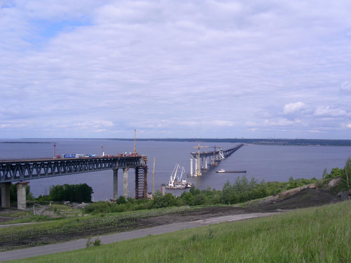 Ulyanovsk Volga River Bridge 