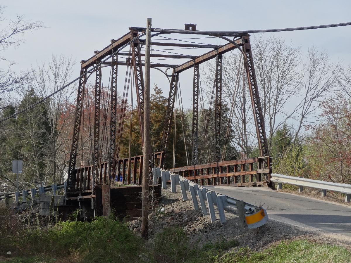 Nokesville Truss Bridge Detailed view of south and east sides of structure shown